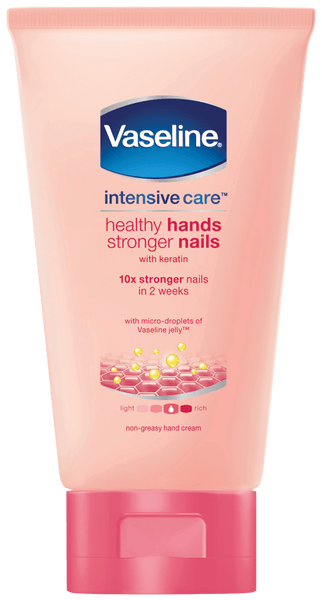 Крем для рук и ногтей `VASELINE` INTENSIVE CARE с кератином