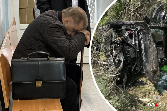 Анатолий Горголин перед оглашением приговора | Источник: Екатерина Подымова / 93.RU; пресс-центр МВД по Республике Адыгея