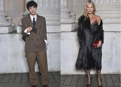 Марк Эйдельштейн, Кейт Мосс, Рами Малек, Сьюки Уотерхаус и другие селебрити на показе Saint Laurent