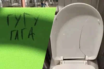 Парк Швейцария страдает от школьников-вандалов на каникулах