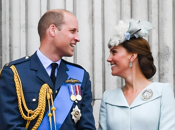 Кейт и Уильям на параде в честь 100-летия RAF, 10 июля 2018 года