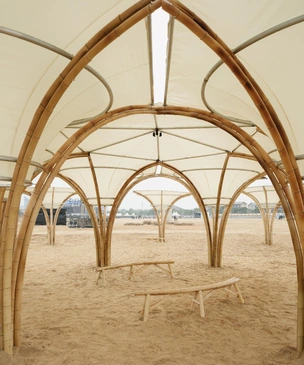 Безотходное производство и кочевая культура: проект музея Urban Nomad и студии Also Architects