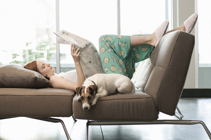 8 упражнений для ленивых, которые можно делать на диване 
