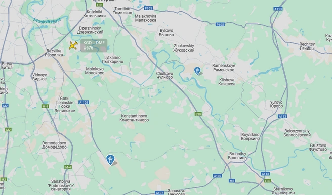 Источник: flightradar24.com