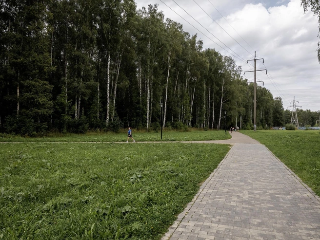 Дорога из плитки ведет к спускам на набережную | Источник: Александр Куренной / 76.RU