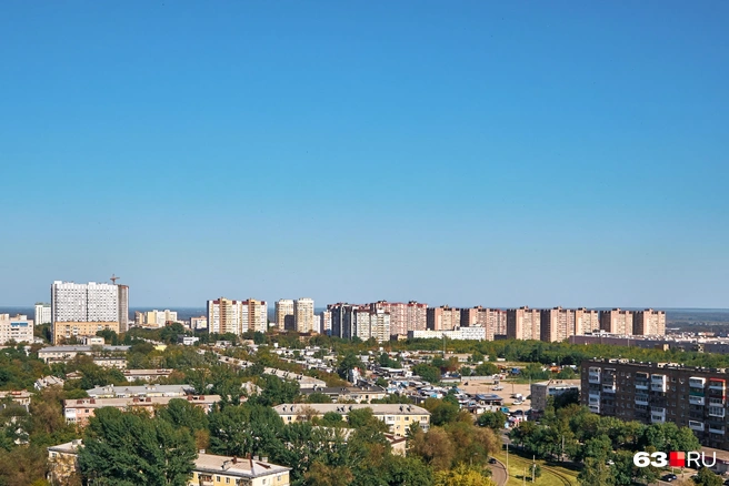 Проспект Карла Маркса&nbsp;— контраст советской и современной застройки | Источник: Роман Данилкин / 63.RU
