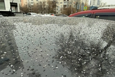 Весенний снегопад накрыл Екатеринбург и область