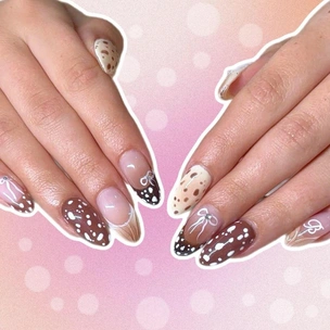 Бэмби-маникюр: 7 нежных дизайнов ногтей с оленьим принтом на зиму 2025/26