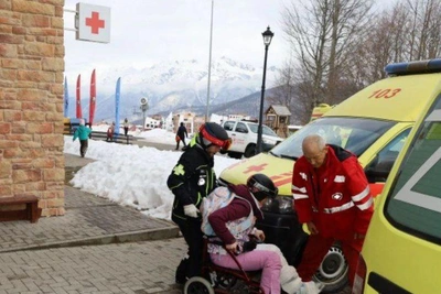 За день на склонах Сочи пострадали 34 человека