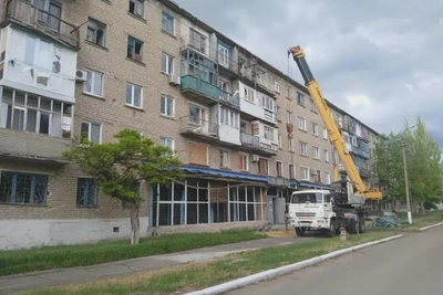 Ямальские строители восстанавливают шестой дом во Владимировке