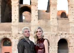 Кьяра Ферраньи и Fedez в Риме