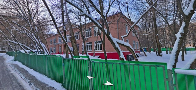 Бывшее здание детского сада тоже пойдет под снос | Источник: Яндекс.Карты