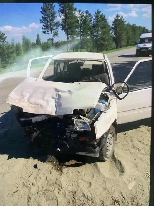 Погибший водитель был за рулем «Оки» | Источник: ГКУ СО Центр по делам ГО, ПБ и ЧС