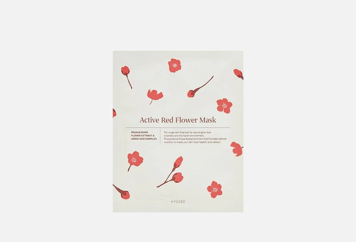 Маска для сияния кожи HYGGEE Active Red Flower