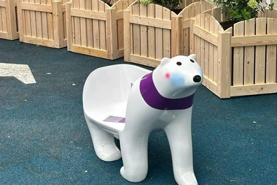 Похитители вернули скульптуру медведя магазину «Урса»