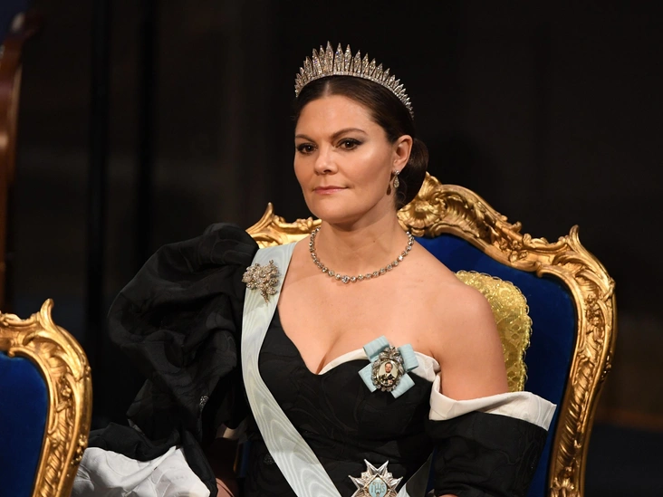 Кронпринцесса Виктория на церемонии вручения Нобелевской премии, Стокгольм, 10 декабря 2019