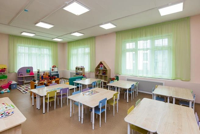 Муниципальный детский сад в микрорайоне «Парковый Премиум» уже построен | Источник: ПАО АПРИ