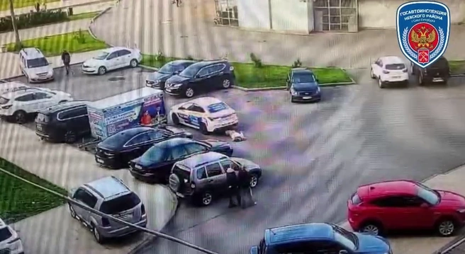 Полиция нашла автомобилиста, который сбил пожилую петербурженку и уехал. Видео | Источник: ГАИ Невского района Санкт-Петербурга