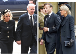 Прекрасная смена: как выглядели первые леди и женщины-президенты на похоронах Елизаветы II — показываем фото из первых рядов