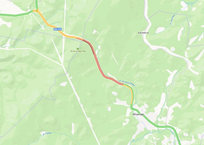 13 километров простоя | Источник: yandex.ru/maps