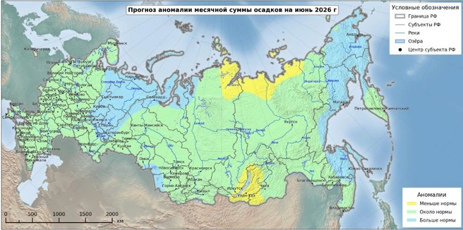 Осадков будет мало  | Источник: meteoinfo.ru