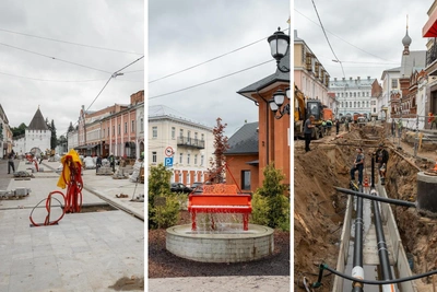 Половина улиц уже в плитке: репортаж из Ярославля