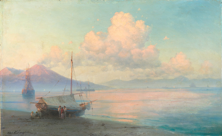 Неаполитанский залив утром, 1893 год.