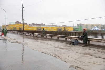 Ведерников проверил ремонт моста и котельной