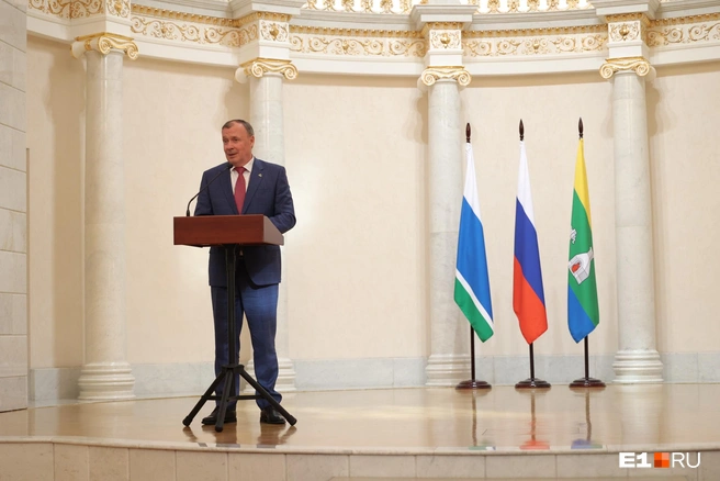 Мэр Алексей Орлов считает тех, кто проголосовал, самыми неравнодушными к судьбе Екатеринбурга людьми | Источник: Владислав Лоншаков / E1.RU