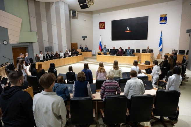 Мероприятие в Тюменской городской думе | Источник: Информационно-аналитический отдел Тюменской городской Думы