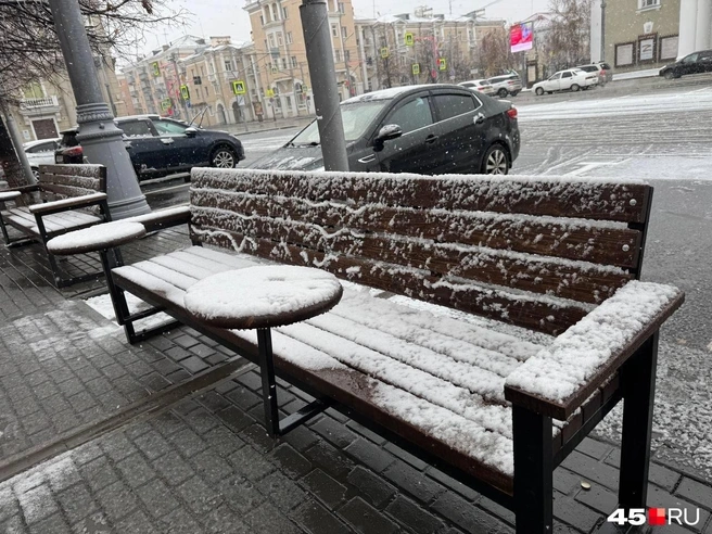 В Курган приходит зима | Источник: Юлия Корoль / 45.RU