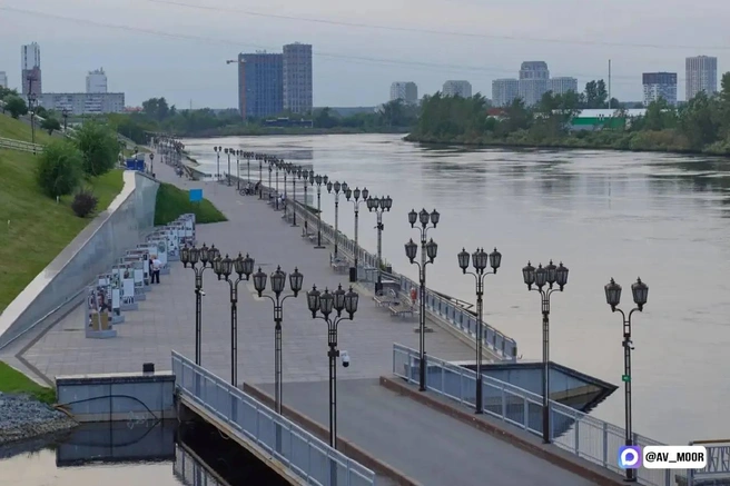 Уровень воды отступил от опасной метки | Источник: av_moor / Max.ru