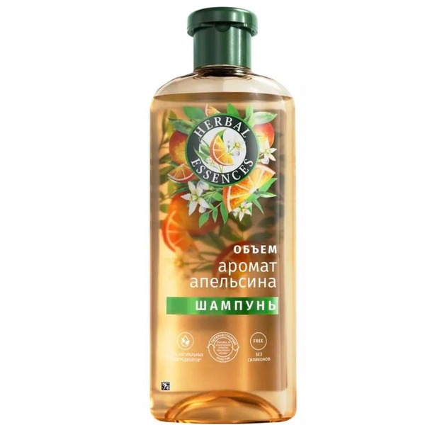 Шампунь для волос Herbal Essences, Аромат апельсина, для лишенных объема волос