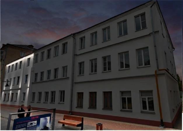 Еще одну часть здания по улице Спасская, 7-9 осветят. Серединку дома тоже украсят подсветкой (оплату проведут по первой закупке на освещение) | Источник: Госзакупки