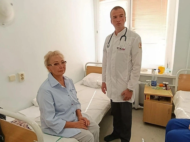 Пациентка признается, что чувствует себя отлично | Источник: пресс-служба ЧОКБ