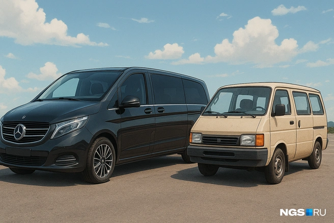 Эволюция микроавтобусов прошла путь от хиппи-мобиля, до VIP-транспорта | Источник: Сергей Уланов / NGS.RU