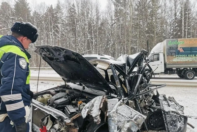 Водитель легковушки погиб в лобовом ДТП с Газелью