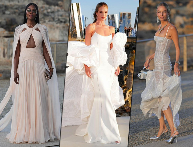 Лорен Санчес в голом платье не смогла затмить Кэмпбелл и Хантингтон-Уайтли на шоу Dolce&Gabbana