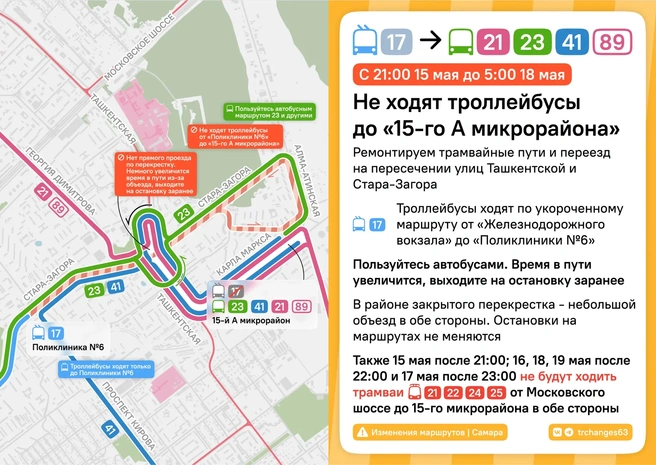 Источник: «Изменения маршрутов Самара» / T.me