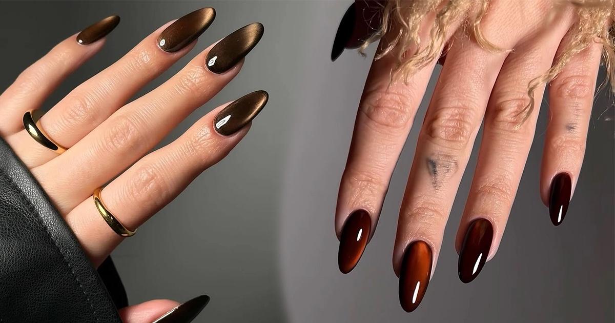 Diet Coke nails: мрачный шик, который стал трендом весны-2026