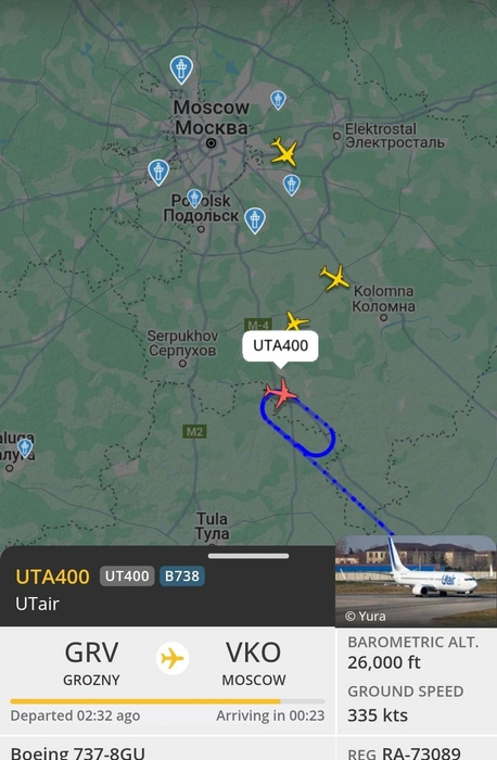 Источник: flightradar24.com