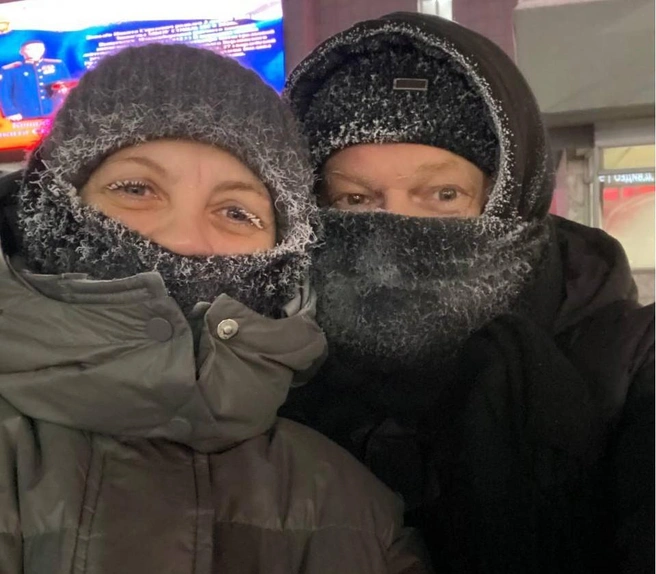 Новосибирцы замерзают на улицах города | Источник: читатель НГС