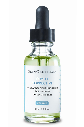 Увлажняющий успокаивающий гель для чувствительной кожи Phyto Corrective, SkinCeuticals. Средство с гиалуроновой кислотой и растительными экстрактами успокаивает, смягчает и увлажняет раздраженную чувствительную кожу, выравнивает цвет лица. Рекомендован после эстетических процедур.