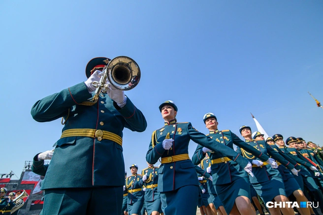 Парад на площади Ленина 9 Мая | Источник: Олег Фёдоров / CHITA.RU