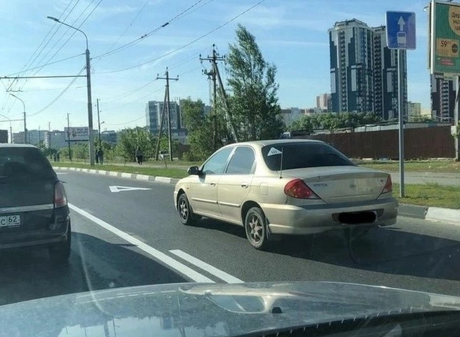 Рязанцы выразили возмущение автохамами, лезущими на выделенную полосу | ya62.ru
