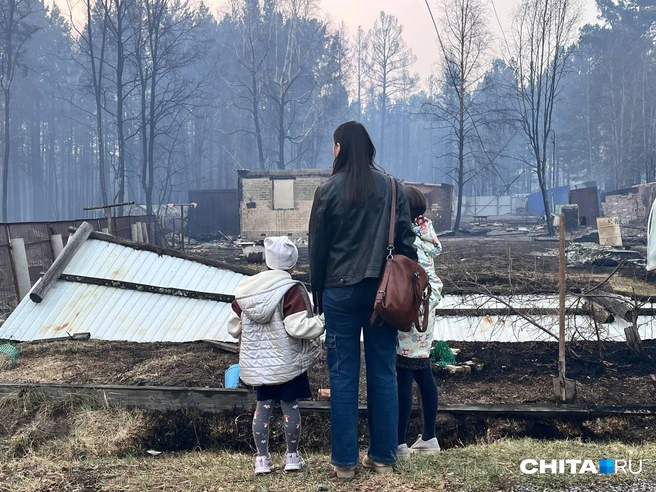 Больше всего сгорело домов у семей с детьми | Источник: Александр Хамраев / CHITA.RU