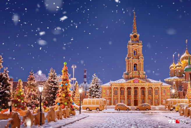 Из-за пряников остались без парковки, но это не страшно | Источник: Виктория Денисова / 71.RU; Мария Романова / Городские порталы