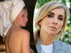 50-летнюю Светлану Бондарчук сфотографировали в бане в одном полотенце