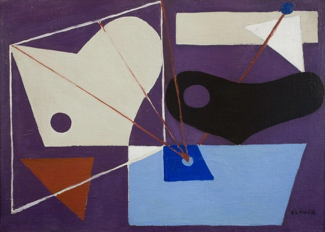 «Фиолетовая абстракция», 1939 | Источник: esphyrslobodkina.org