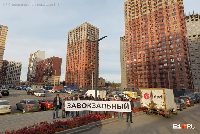 Завокзальный активно застраивают, но инфраструктура там не поспевает за скоростью появления домов | Источник: Филипп Сапегин / E1.RU
